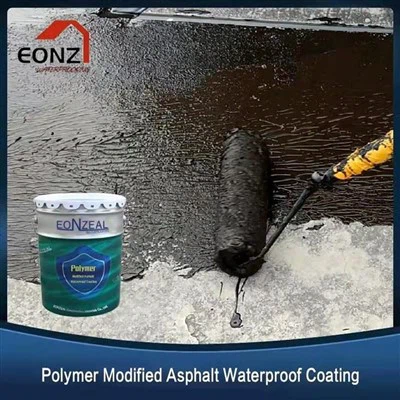 Polymermodifizierter wasserfester Asphaltanstrich