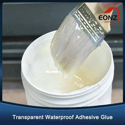 Transparenter wasserfester Kleber